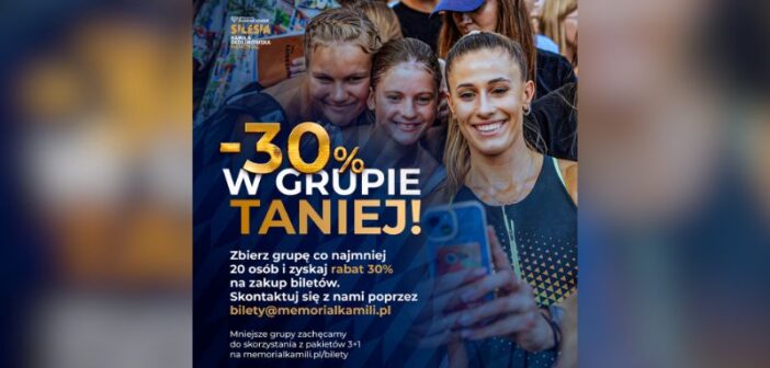 Diamentowa Liga – Silesia Memoriał Kamili Skolimowskiej 2025 – Oferta dla grup zorganizowanych